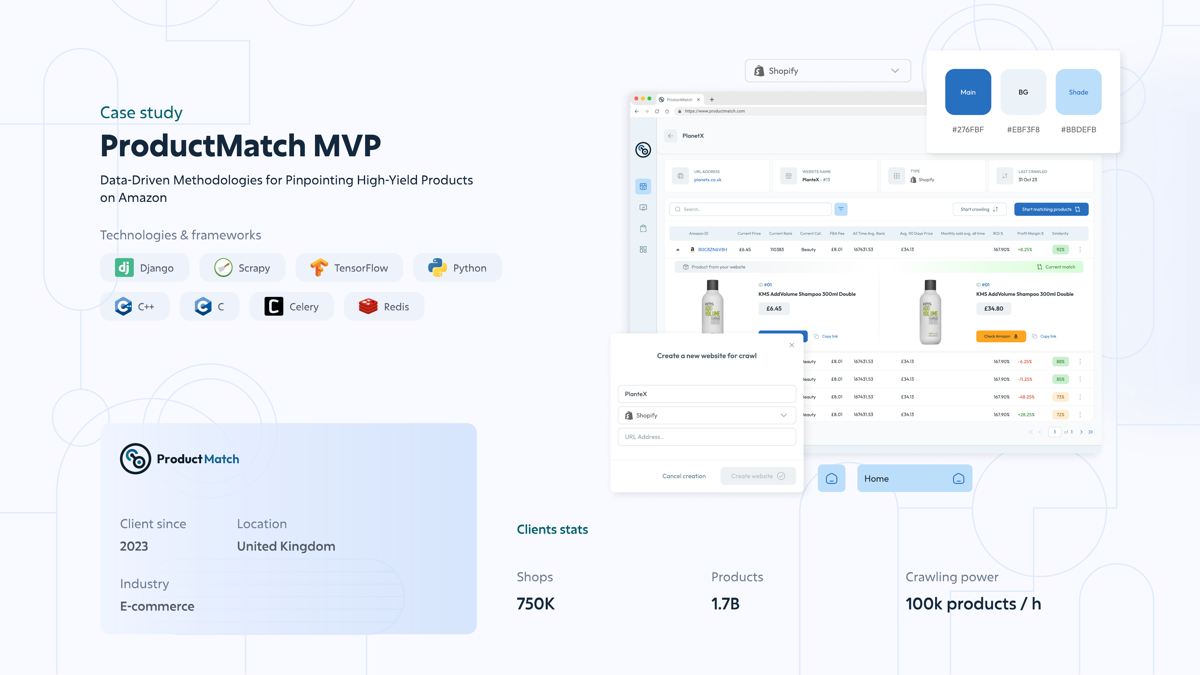 ProductMatch case study preview