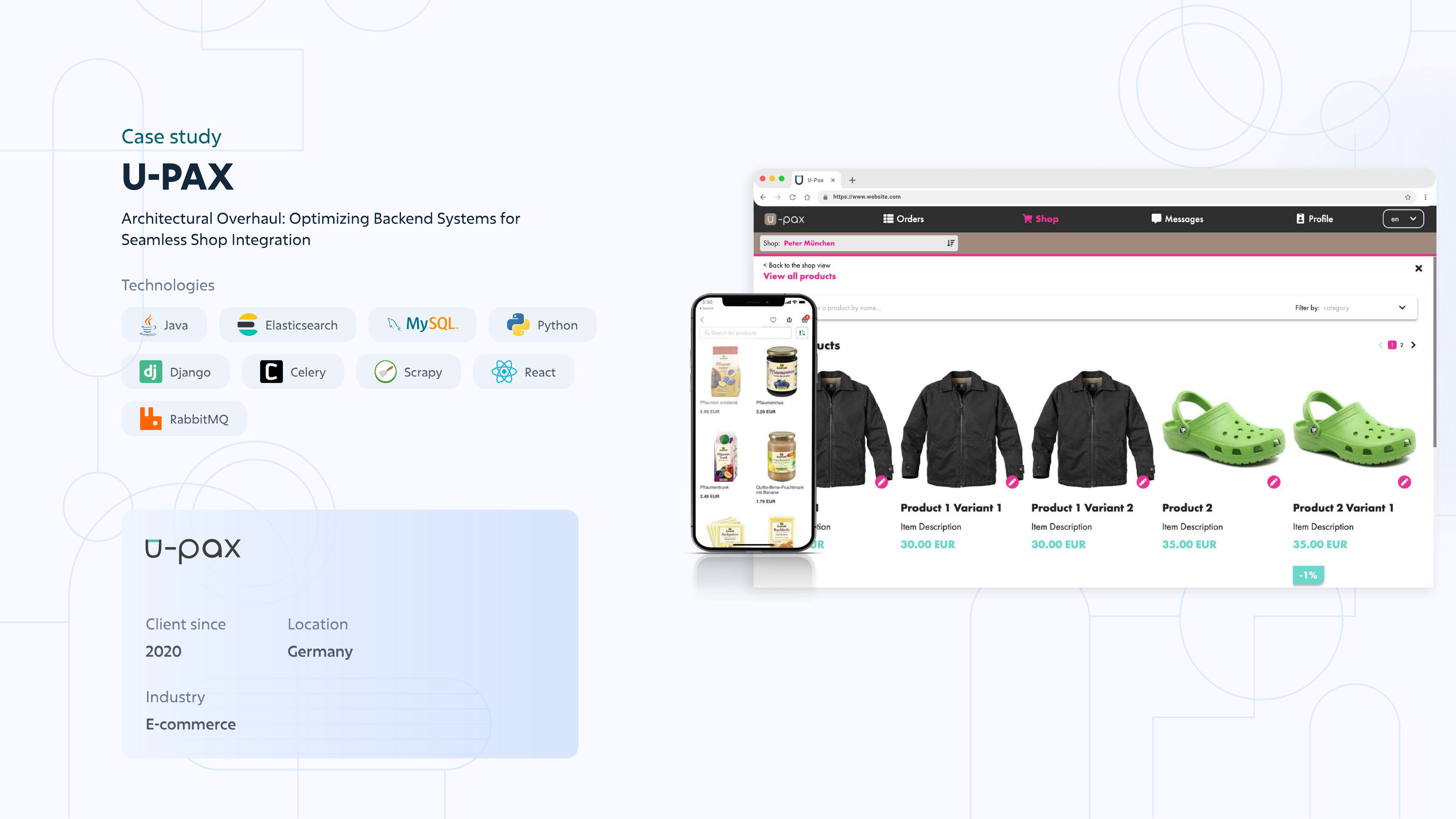U-pax case study preview